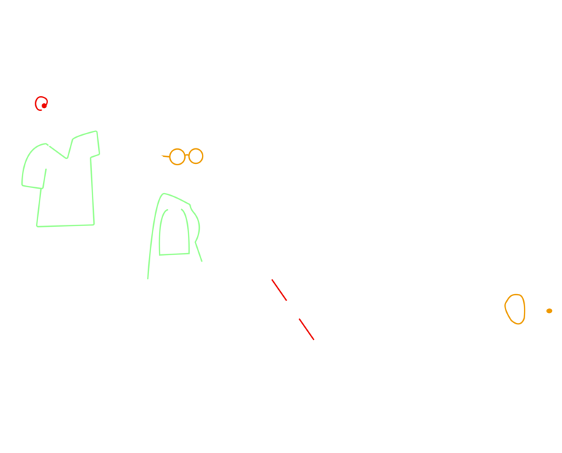 Illustratie van drie bezoekers: een persoon in de rolstoel, de ander zegt hallo in gebarentaal en de derde persoon heeft een blindengeleidehond en taststok in de hand.
