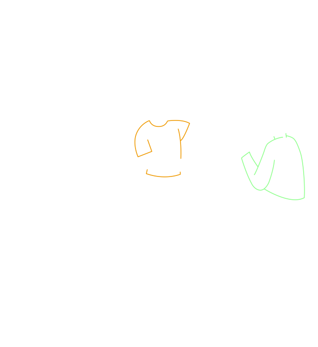 Illustratie van iemand achter de bar die koffiezet voor de bezoeker die aan de bar zit.